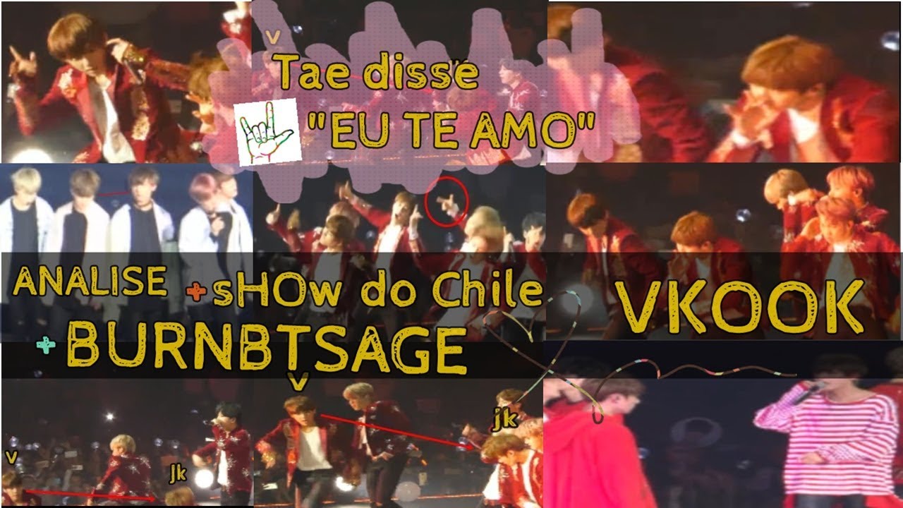 ANALISE VKOOK: BURNBSTAGE + CHILE + TAE DISSE EU TE AMO PARA JK?