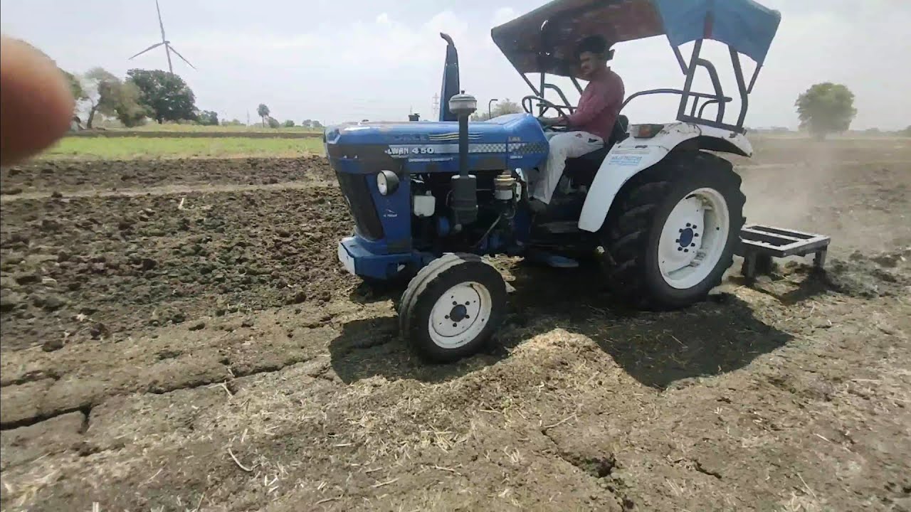 force balwan 450 45 hp tracktor in 9tile cultivater full load  देसी ट्रैक्टर वायरल ब्लॉग #farming #