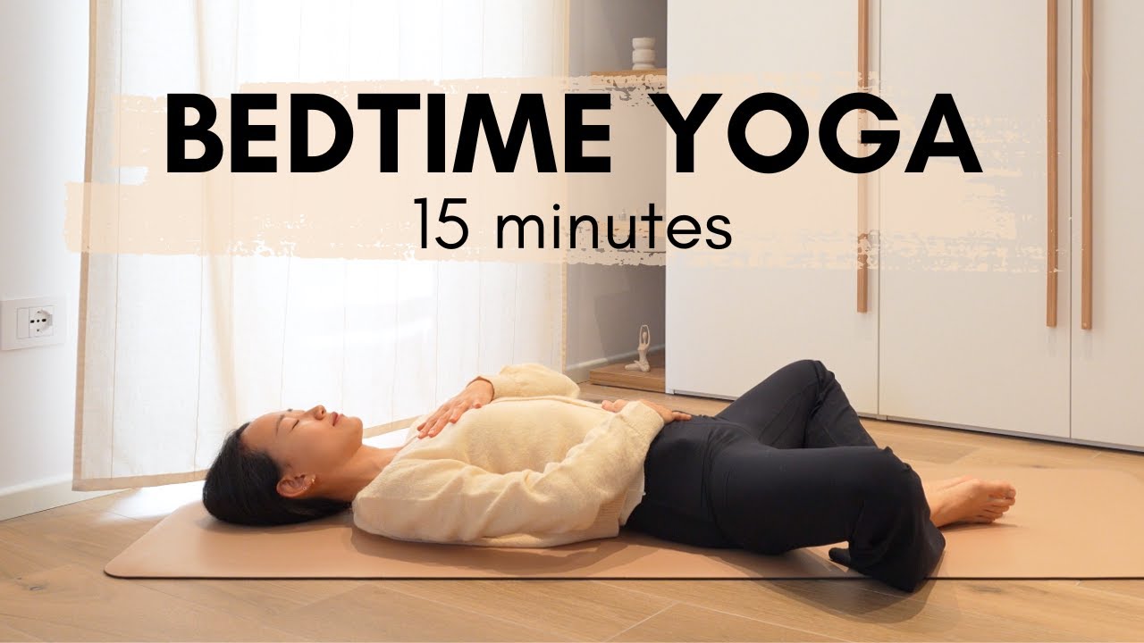 15 Min Calming Bedtime Yoga | Melt Away Stress & Tension for Better Sleep
