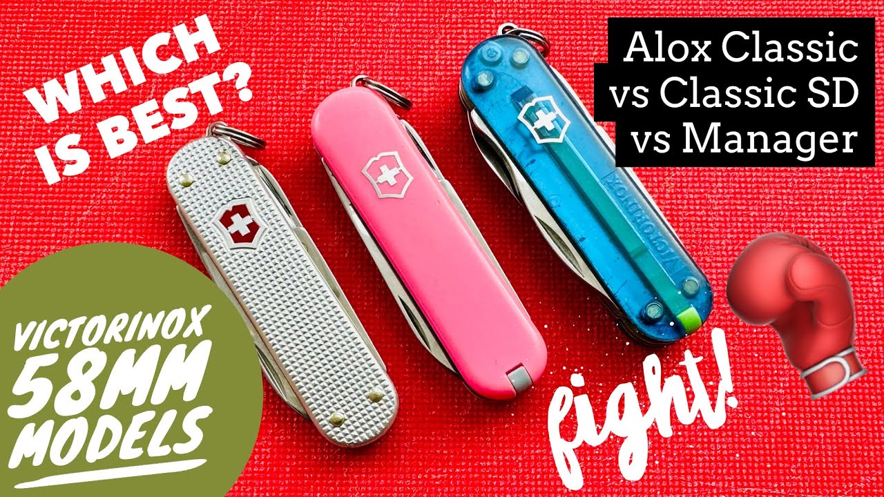 Victorinox Classic SD против Classic Alox против Manager — есть ли в этом какая-то практическая п...