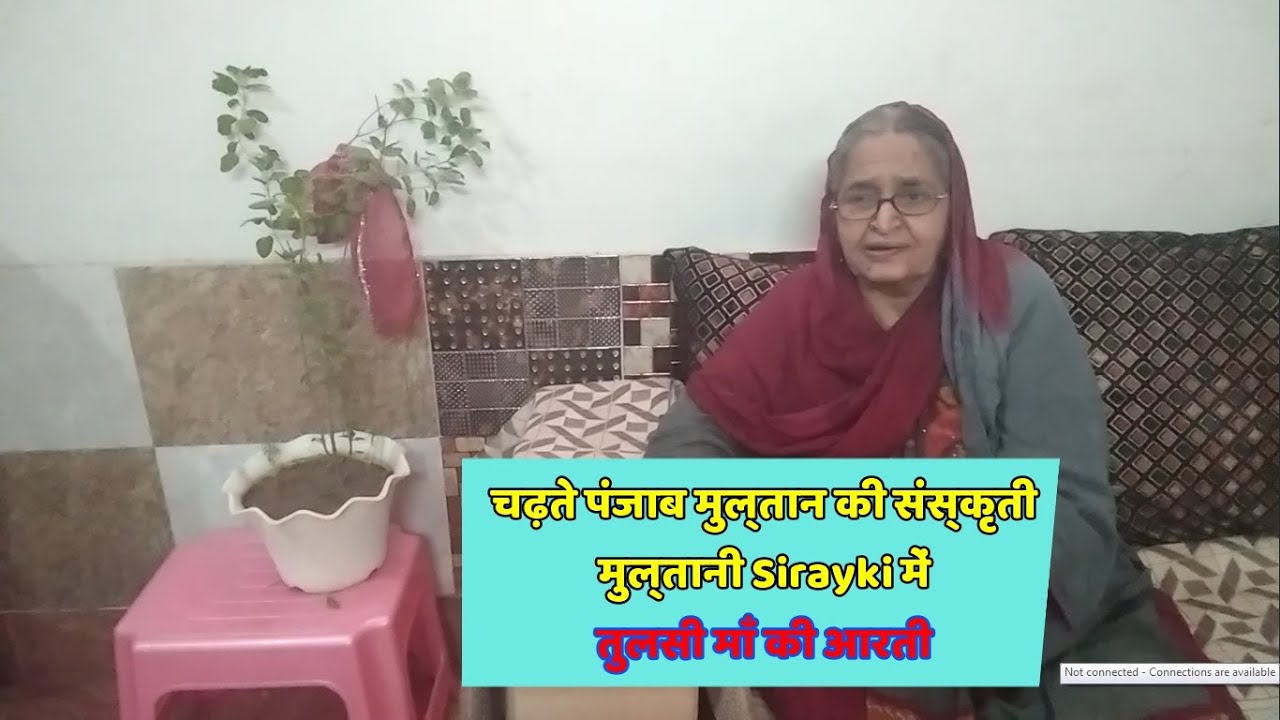 तुलसी माता आरती Tulsi Maa Aarti Multani Sirayaki मुल्तानी तुलसी माँ की आरती Katak Month कत्ते महीने