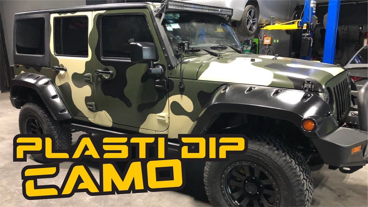 PLASTI DIP CAMO - JEEP WRANGLER | Evolution Tires & Rims