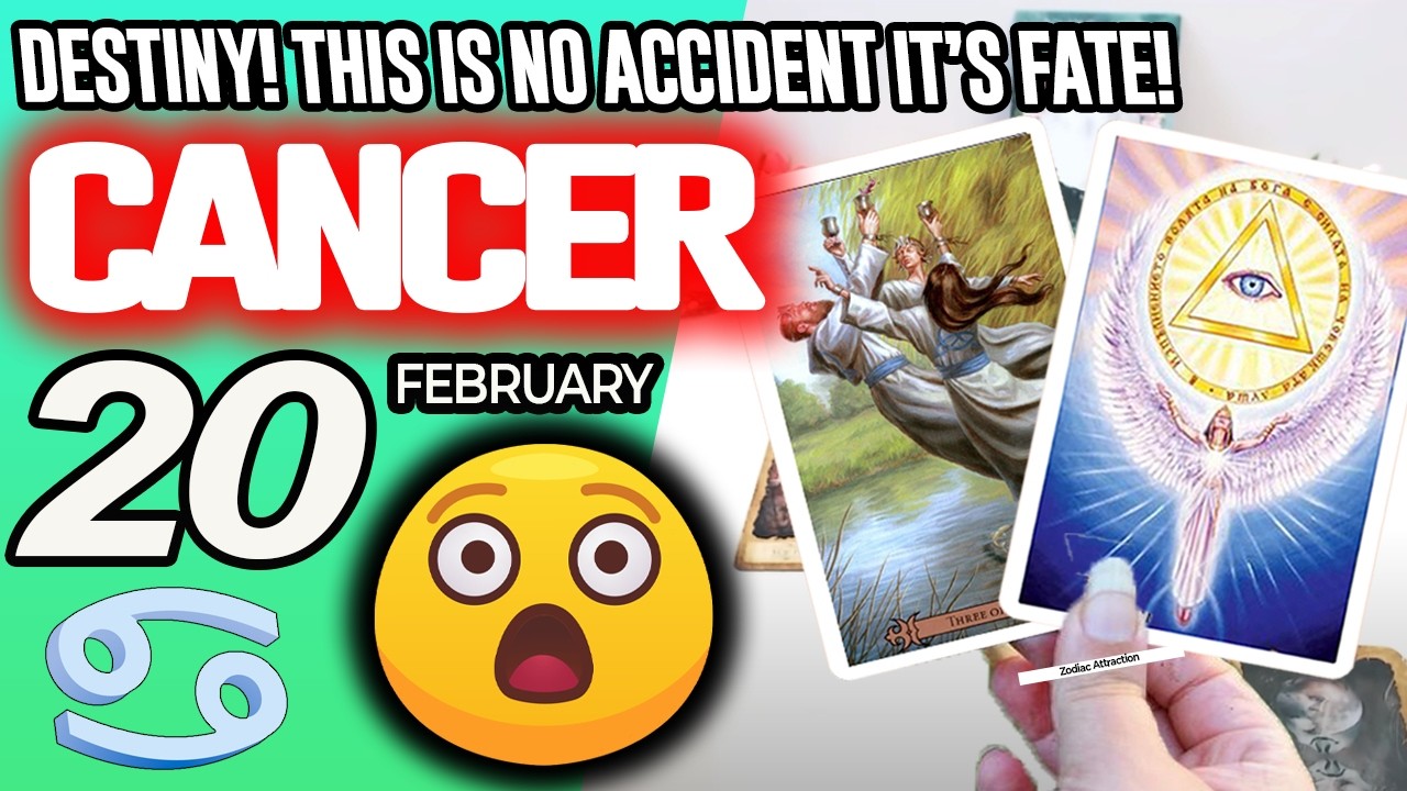 Cancer ♋😲DESTINY! THIS IS NO ACCIDENT IT’S FATE!👀 horoscope for today FEBRUARY 20 2026 ♋ #cancer