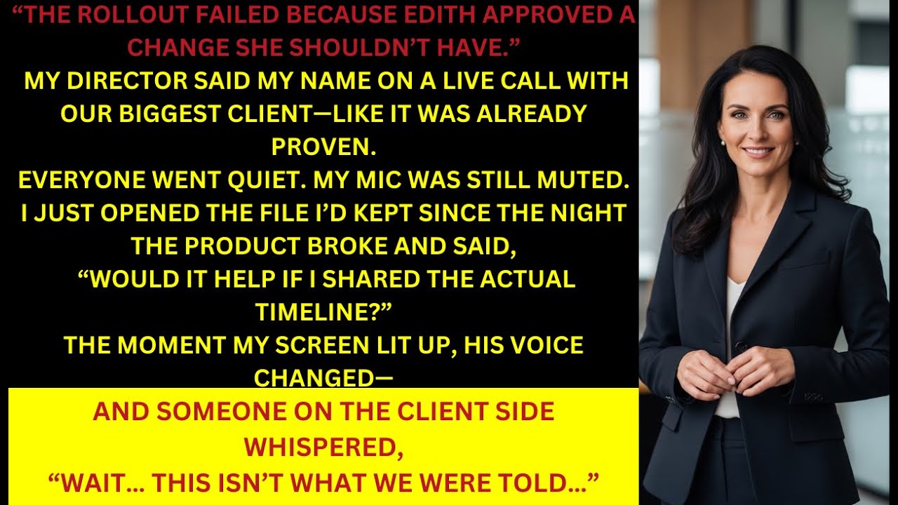 They Blamed Me for the Product Failure — I Handed the Client a File That Proved Who Actually Lied