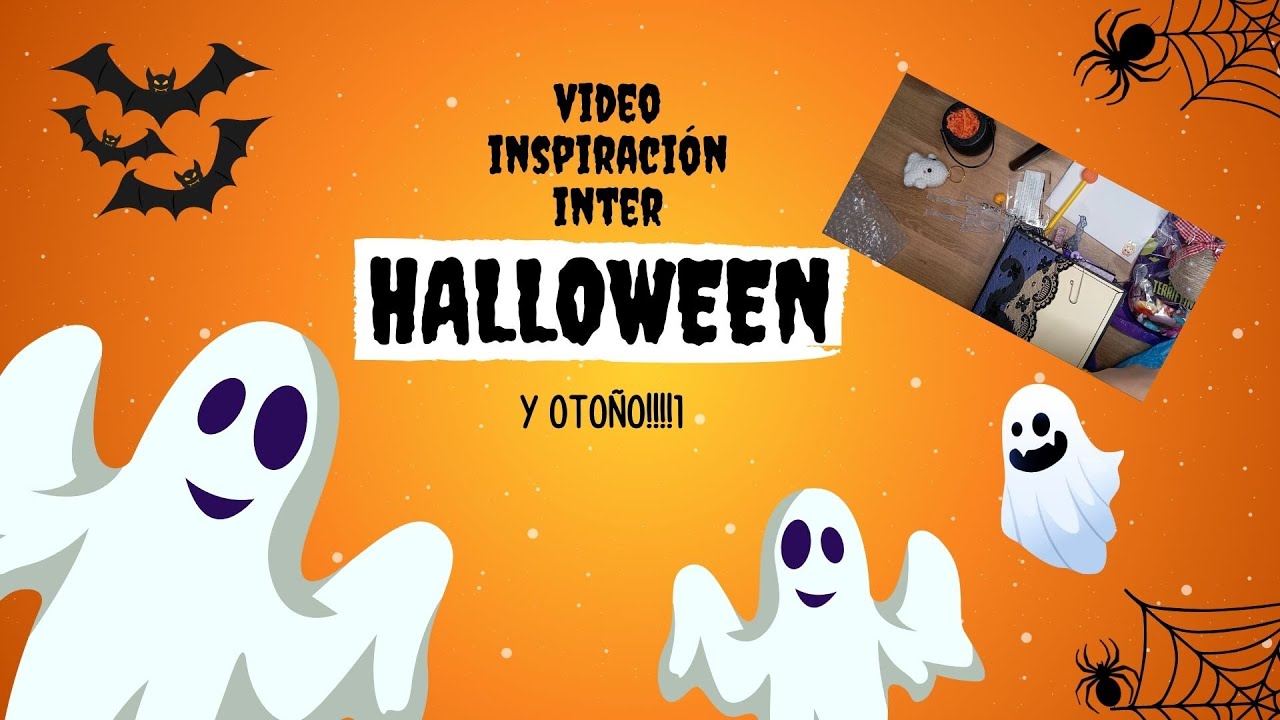 VIDEO INSPIRACIÓN DE INTER DE HALLOWEEN Y OTOÑO#manualidades #scrapbooking #halloween2024