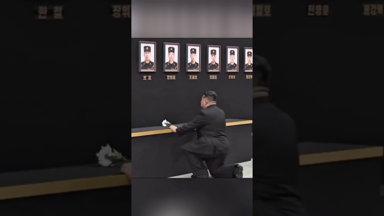 Leader Kim Jong Un commemorates soldiers who died in Russia #kimjongun #northkorea #russia #ukraine