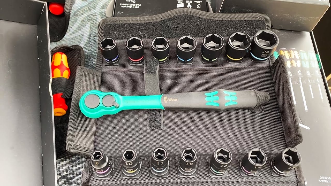 Wera 8100 SB 12 Zyklop Comfort Ratchet and Socket Set