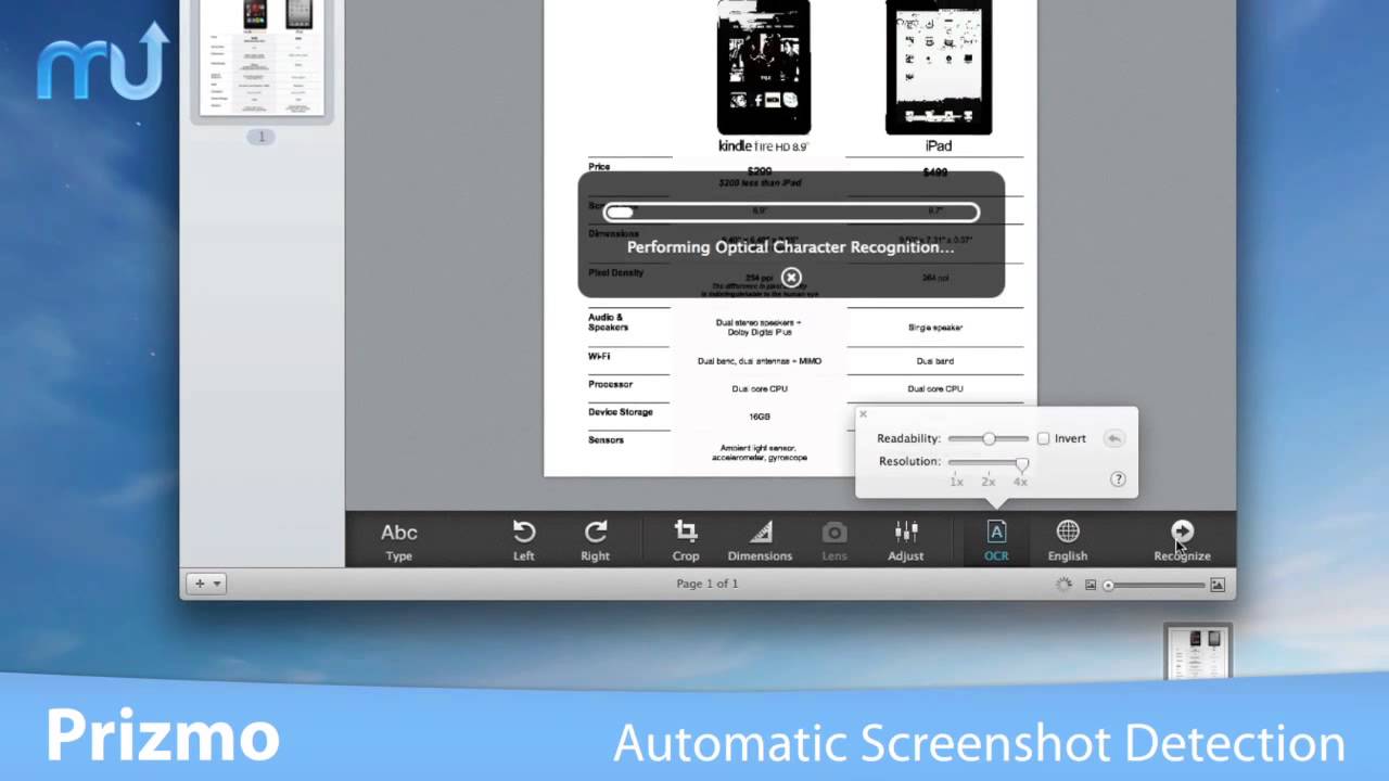 Prizmo Screencast - MacUpdate Promo