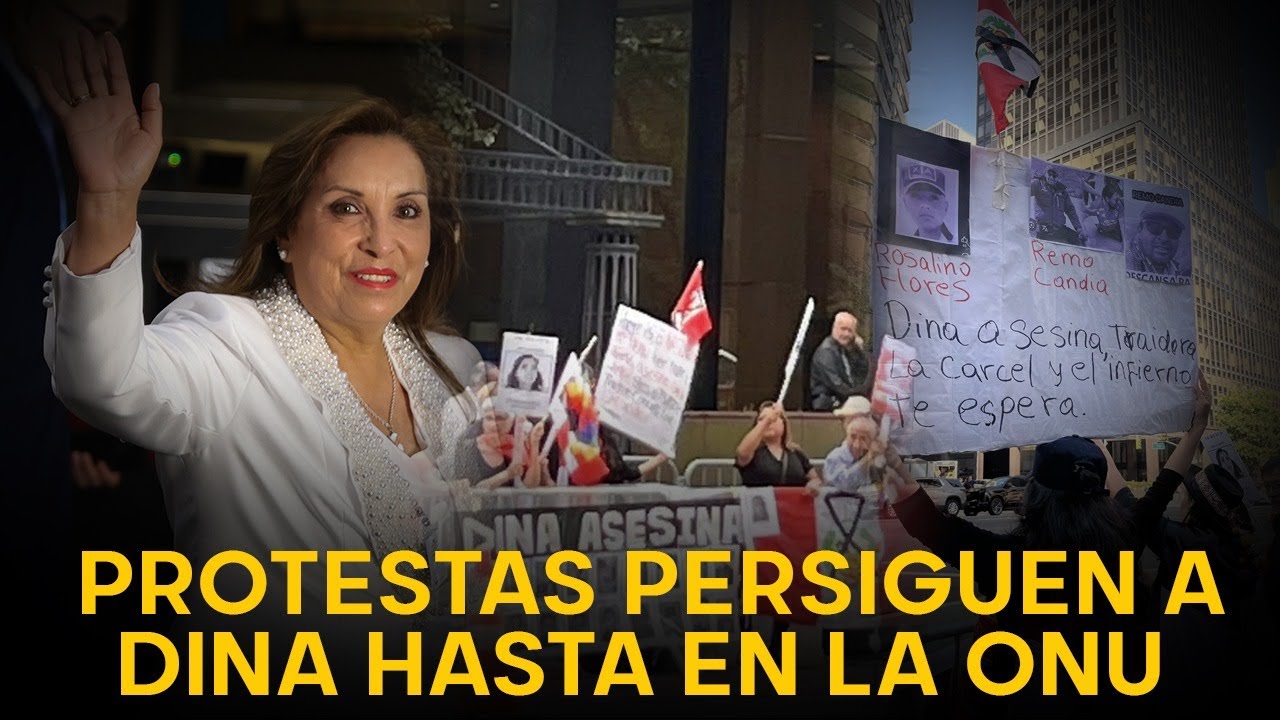 Dina Boluarte no puedo escapar: gritos de 