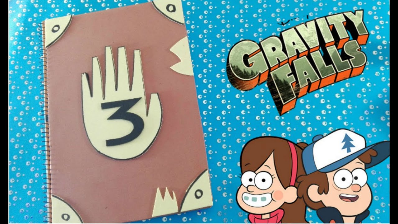Gravity Falls cuaderno- Creating My Own Gravity Falls notebook!