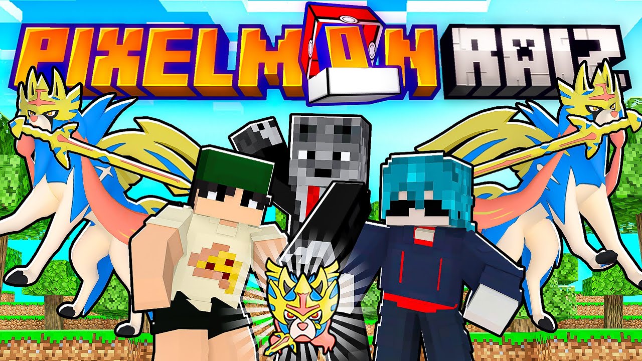 ZACIAN... O PRIMEIRO POKEMON LENDÁRIO DO PIXELMON RAIZ É MEU NO MINECRAFT