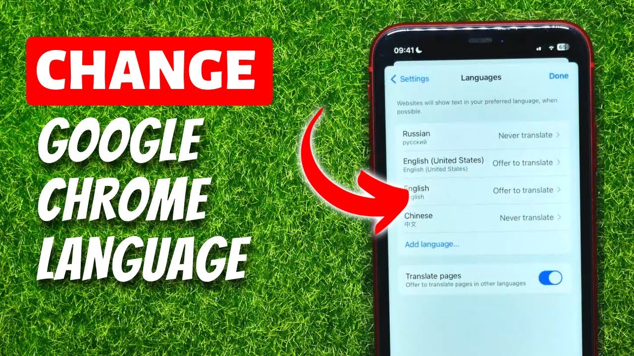 How to Change Google Chrome Language on iPhone