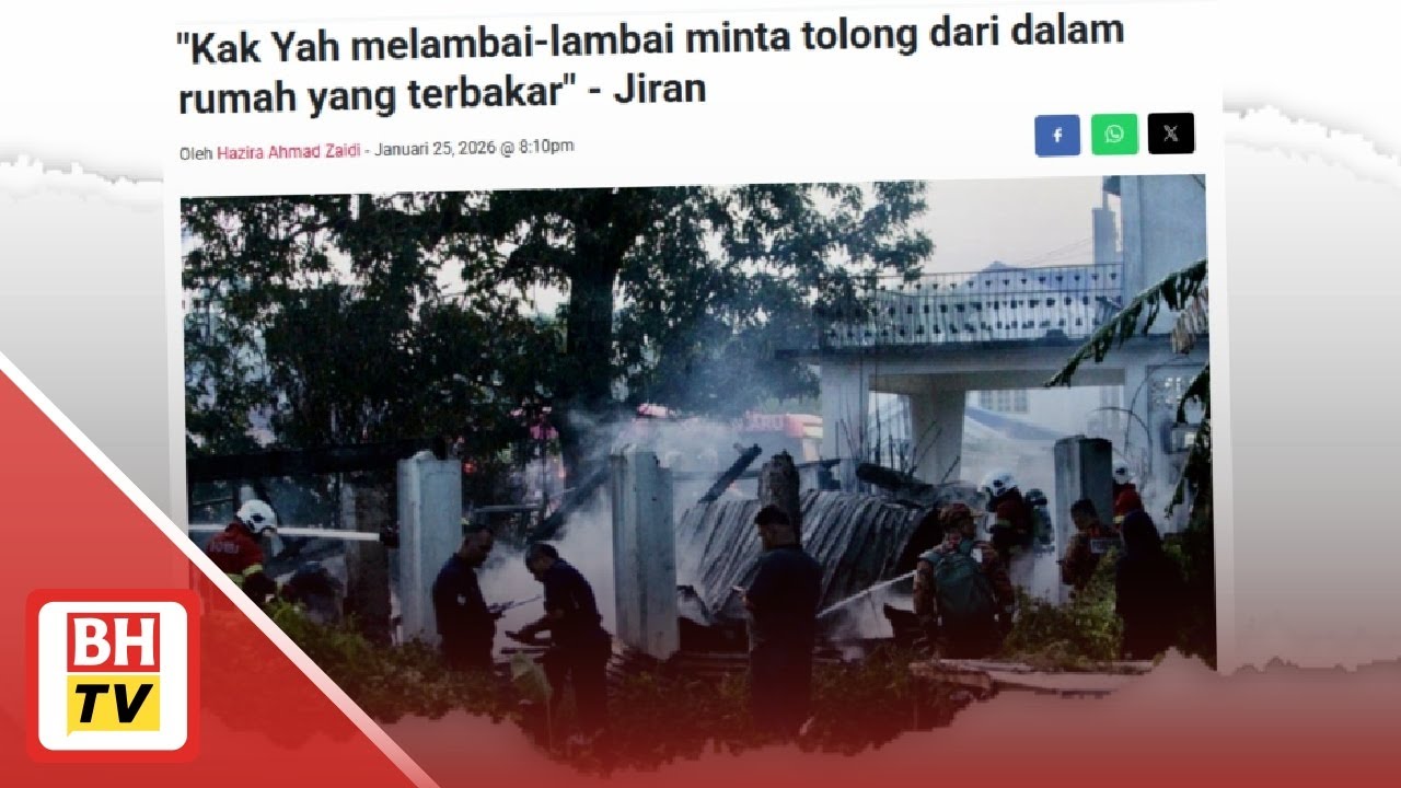 2 minggu lalu sempat jumpa, tiba-tiba hari ini emak tiada - Anak mangsa kebakaran
