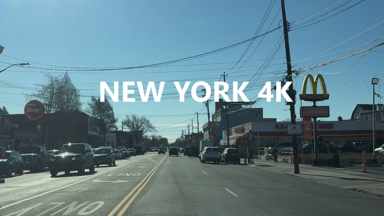 4K New York - Driving tour of Brooklyn ( Coney Island Avenue ) - Jan 12, 2026