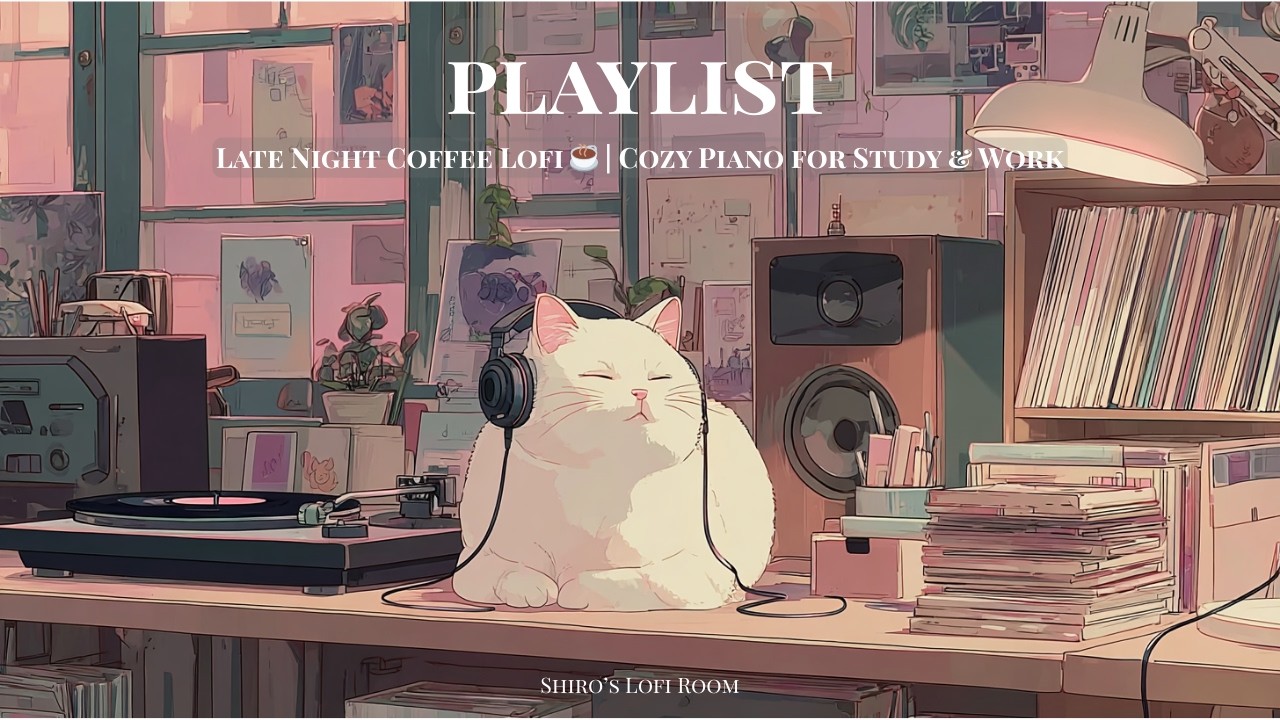 Late Night Coffee Lofi ☕ | Cozy Piano for Study & Work 🎧🌙