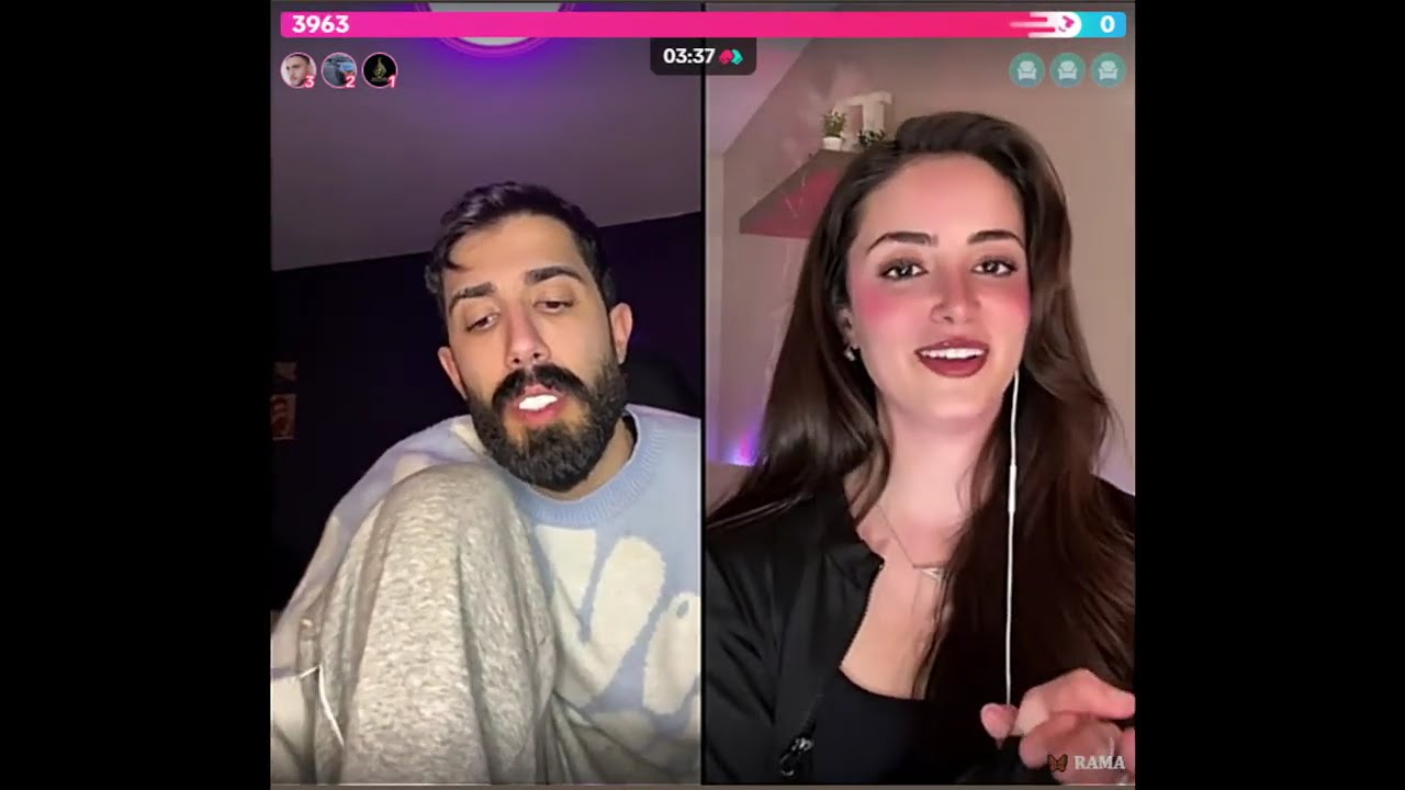 طارق كيست مع راما دردشه وحديث عن عيد الحب وهدايه كلو ضحك