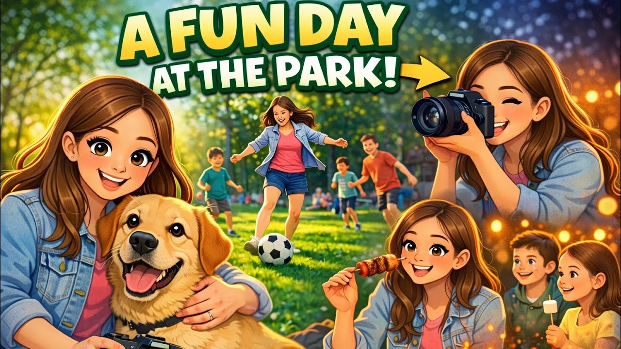 ✨ A Perfect Day at the Park! | Fun, Friends, Dogs, Football & BBQ 🌳🐶🔥
