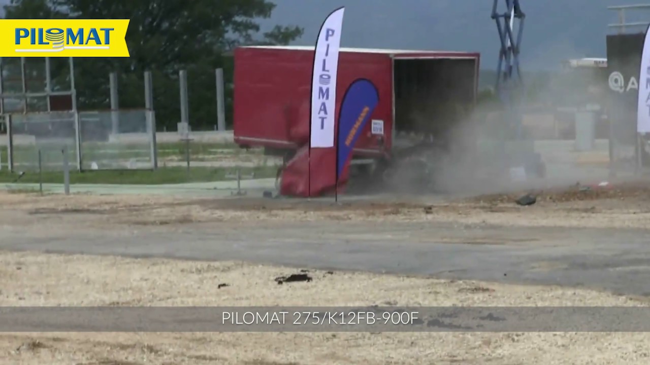 Crash test IWA - Pilomat 275K12FB 900F fixed bollard