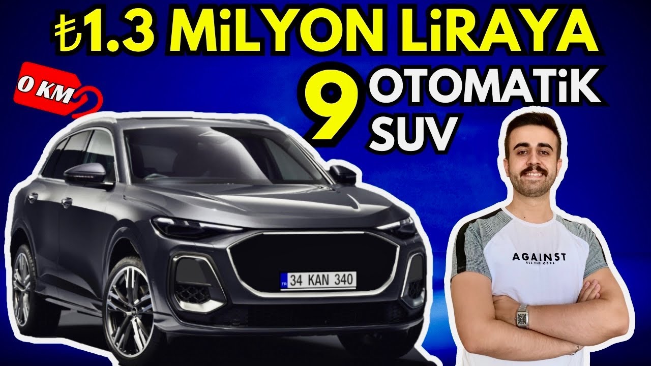 1.3 MİLYON TL ALTINA EN UCUZ SIFIR KM OTOMATİK VİTES SUV MODELLERİ EKİM 2024