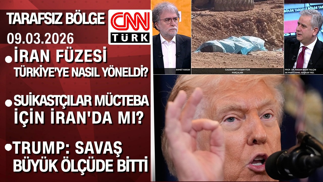 İran füzesi Türkiye'ye nasıl yöneldi? | Trump: Savaş büyük ölçüde bitti - Tarafsız Bölge 09.03.2026