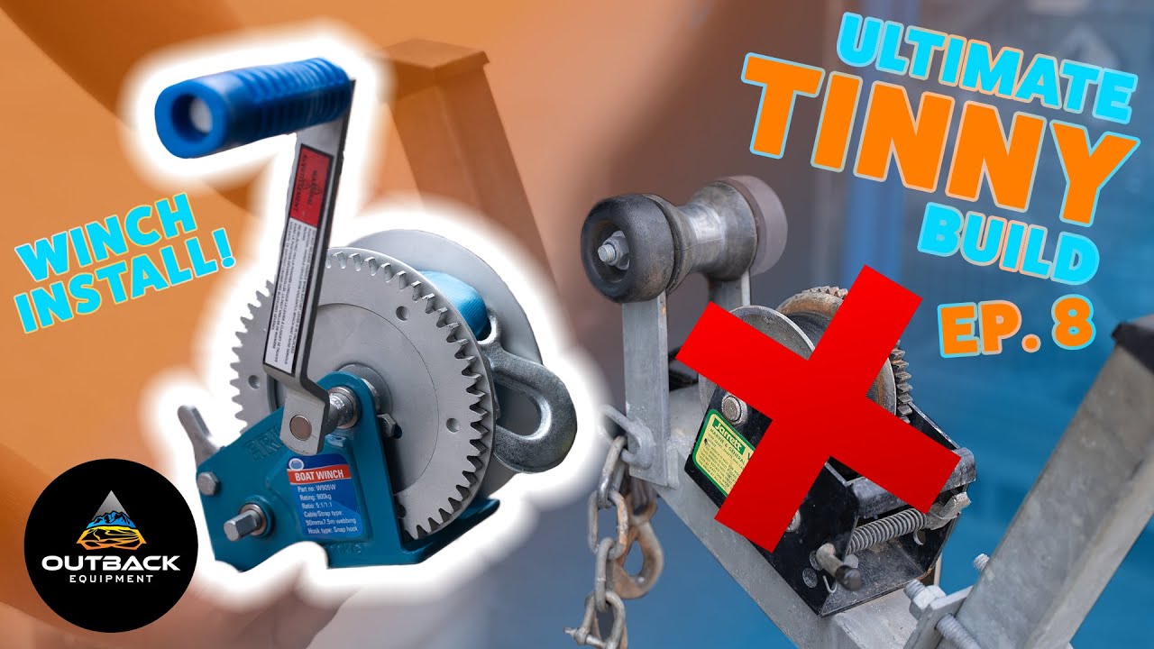 Installing a New Boat Winch! | TINNY BUILD SERIES EP8
