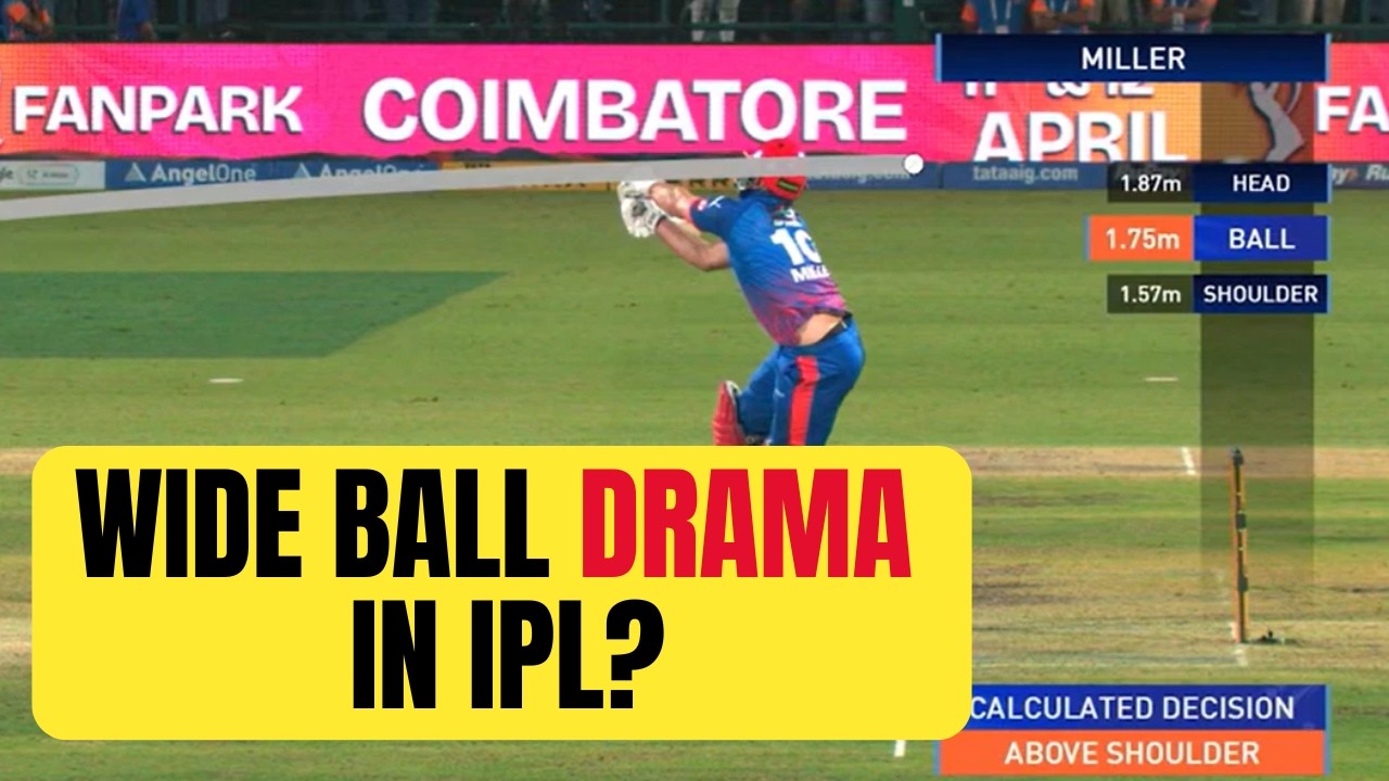 EXPLAINED - Was the final ball bowled to David Miller a wide? Did umpire give correct signal?