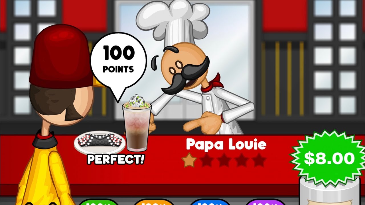 papa’s mocharia to go | papa louie is here! (perfect day)