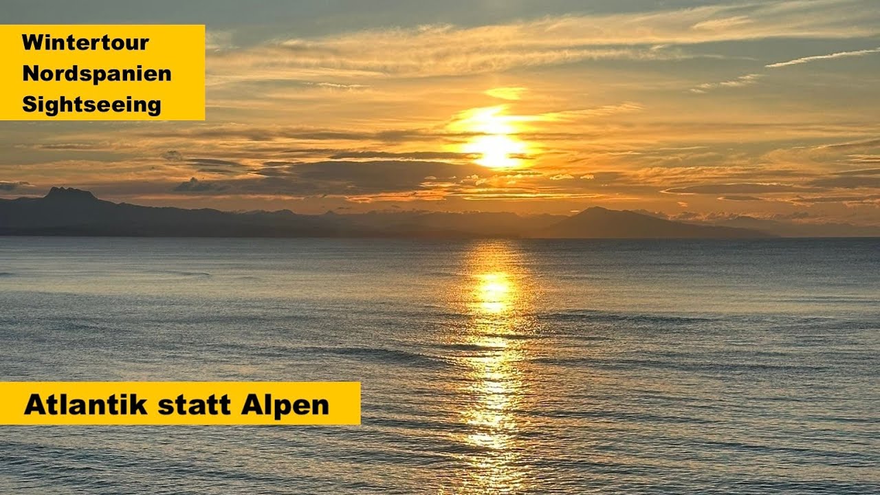 Atlantik statt Alpen / Von der Schweiz nach Nordspanien / Wintertour / Wie das Wetter wohl wird?