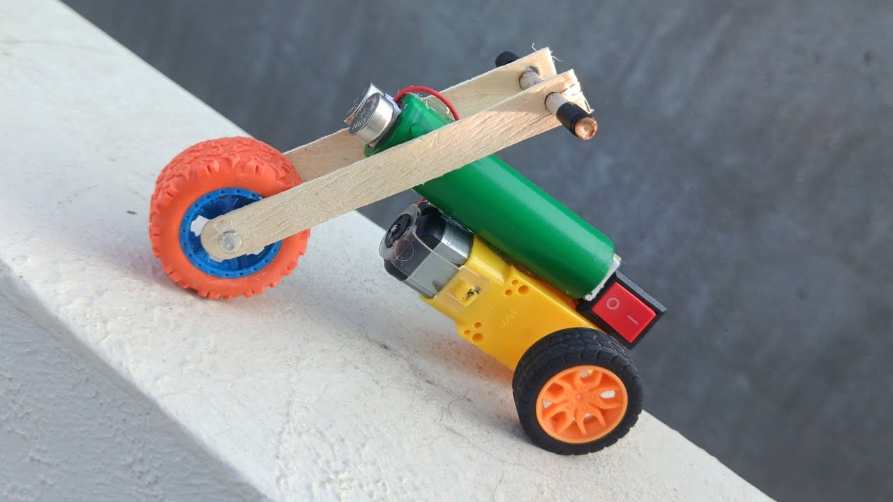 Make Your Own AMAZING Toy Motor Bike at Home | DIY bike }