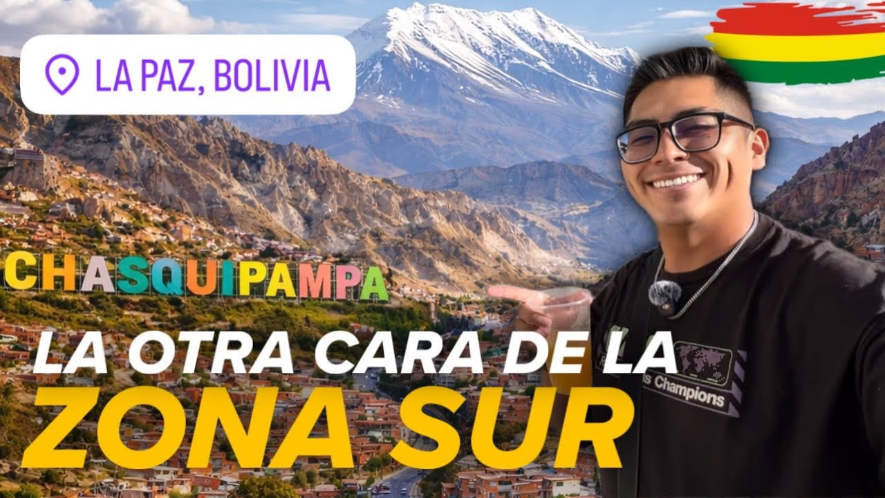 ASÍ es LA ZONA SUR de LA PAZ, BOLIVIA: CHASQUIPAMPA recorriendo a PIE 🇧🇴