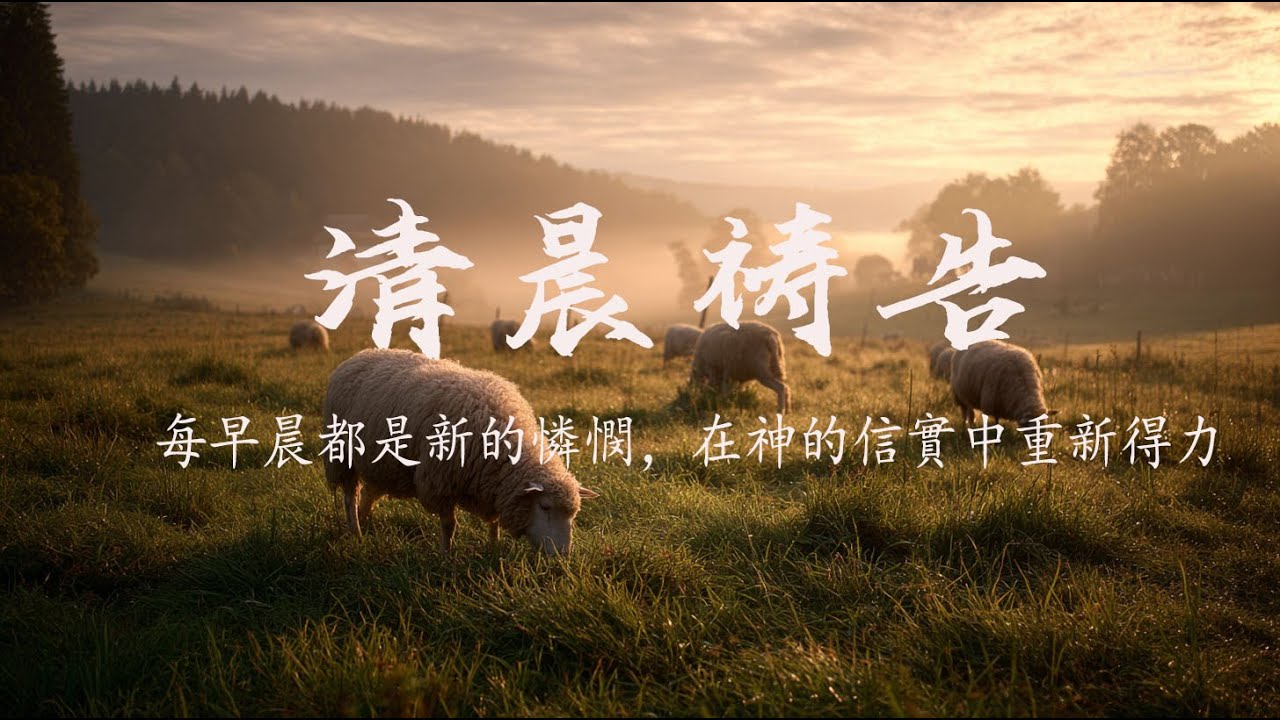 清晨禱告｜每早晨都是新的憐憫，在神的信實中重新得力（耶利米哀歌3:22-23）#清晨祷告#耶利米哀歌#灵修祷告