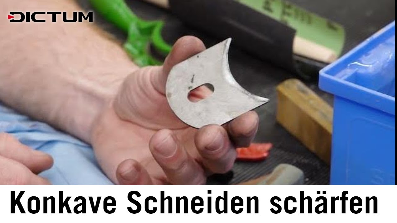 Schweifhobel, Dechsel, Ziehmesser und andere konkave Schneiden schärfen