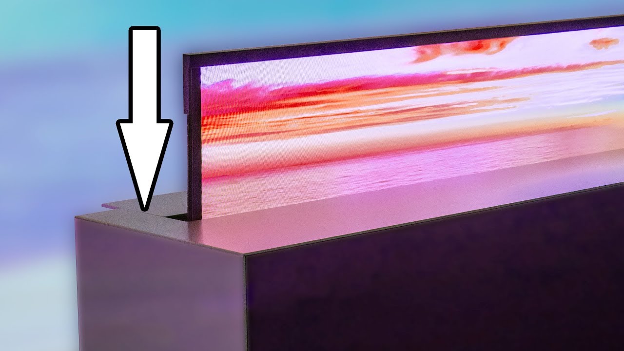 Este televisor se enrolla ¡y desaparece! 😮 | LG OLED R
