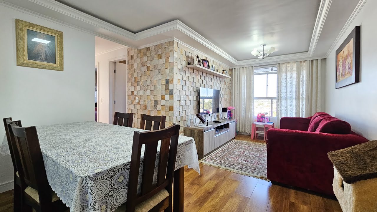R$ 215.000 - Apartamento com 3 dorm. e Cozinha Completa à venda, 58m² - Santa Cândida - Curitiba/PR