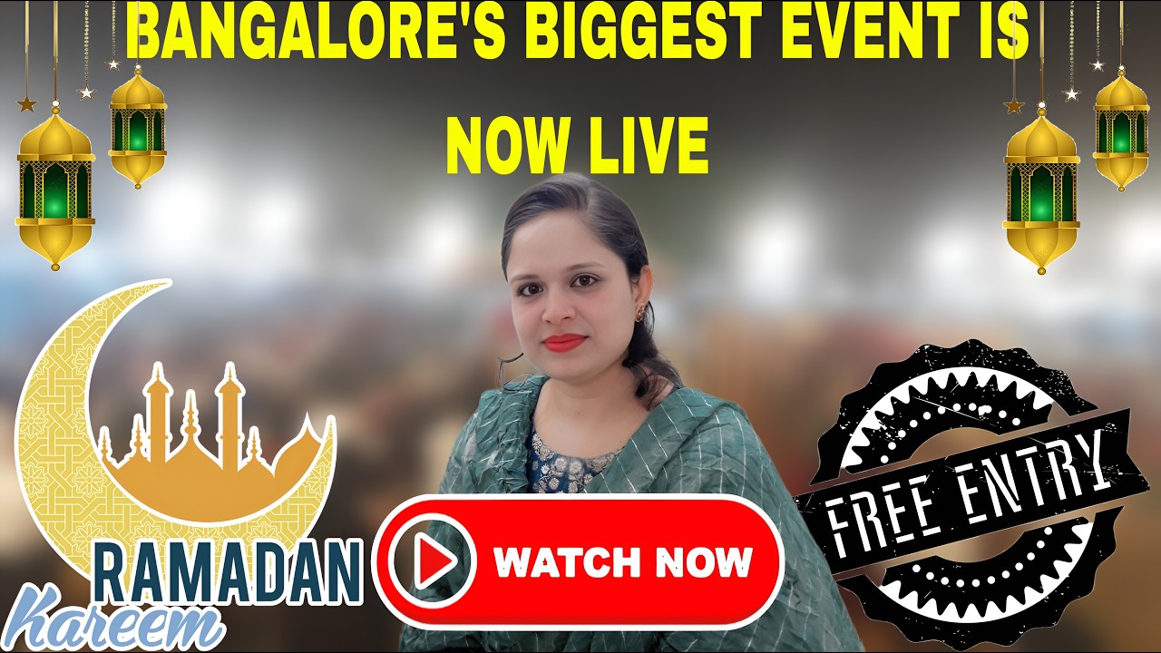 Bangalore's Biggest Hayat Event At Sheesh Mahal 2026 Ramzan Food & Shopping Mela
