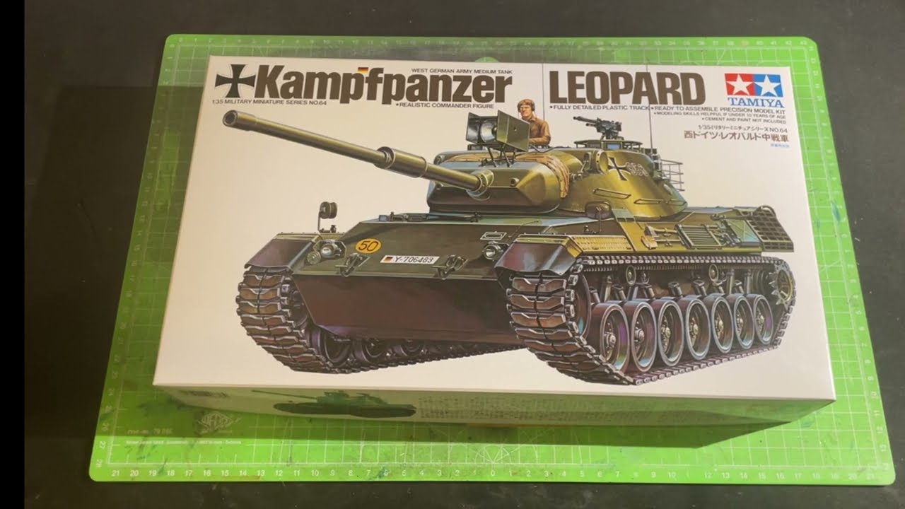 Tamiya Kampfpanzer Leopard 1/35 - Unboxing
