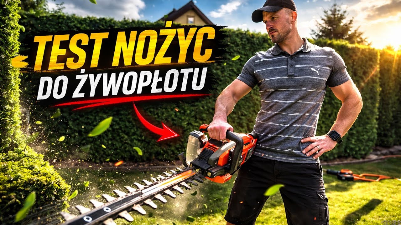 Test nożyc do żywopłotu husqvarna lidl aku vs spalinowe vs elektryczne