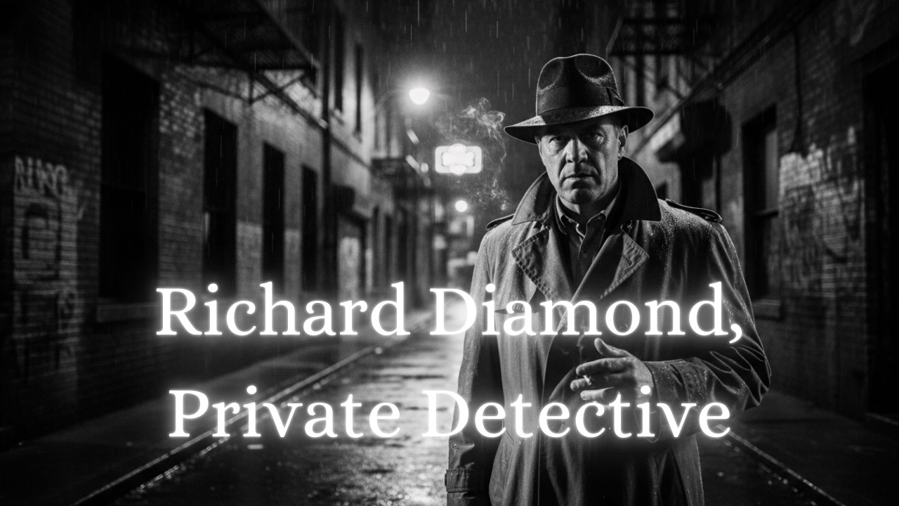 Richard Diamond, Private Detective  “The Blind Man And The Cop Killer”  Classic Radio Noir