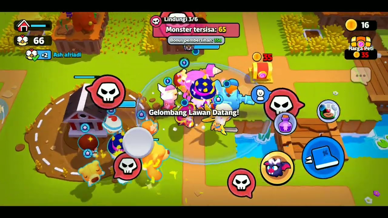 jagain kandang aja susah 😅😅 #squadbusters 
