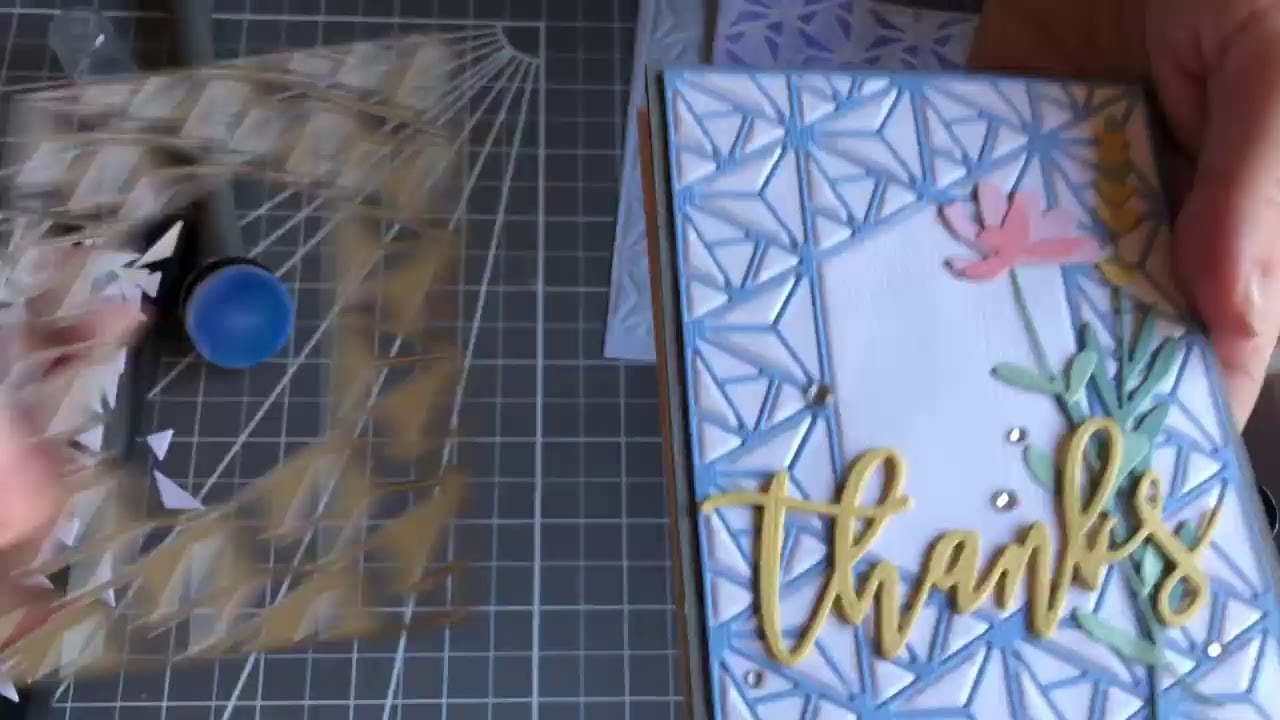 Make a Geo Lattice Frame Card with Alexis - Sizzix