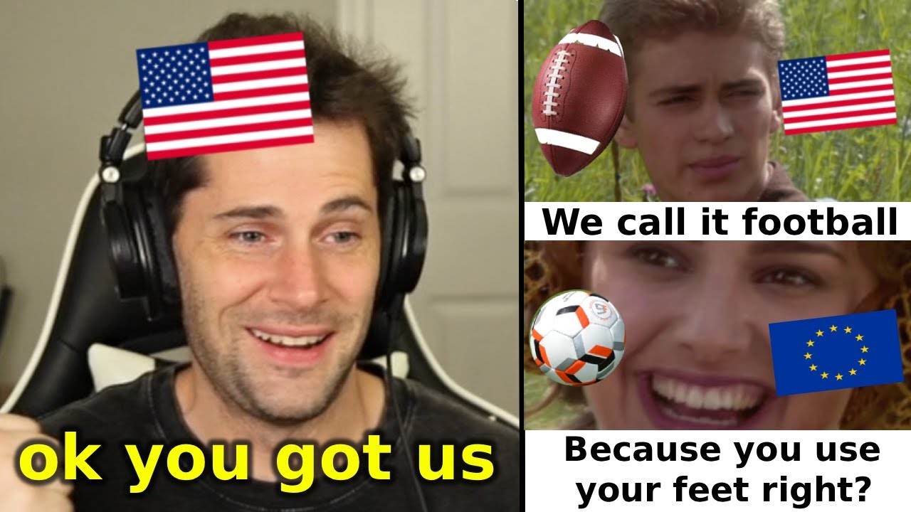 American Reacts to EUROPE vs. USA Memes | #7