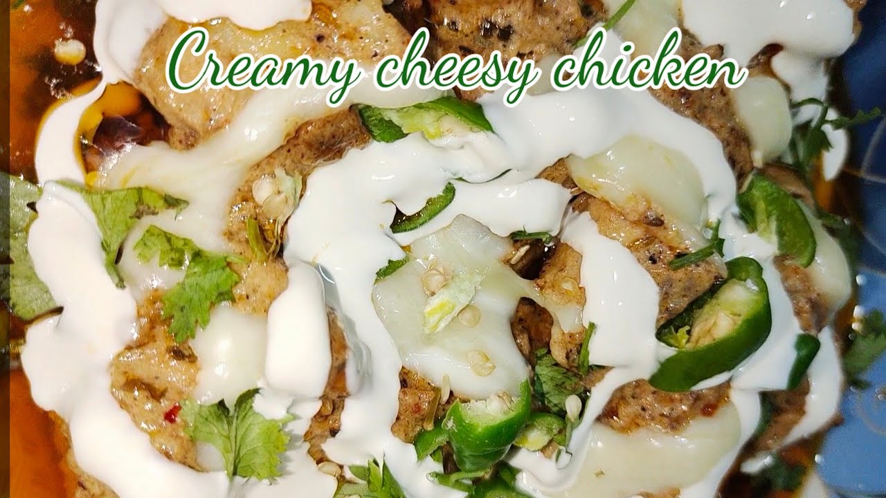 Creamy Cheesy Chicken Recipe by Cook with Shehla