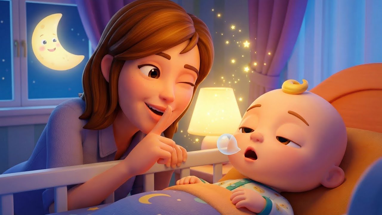 Sleepy Toes, Sleepy Nose 😴🌙 | Baby Bedtime Lullaby for Kids | Sleep Song