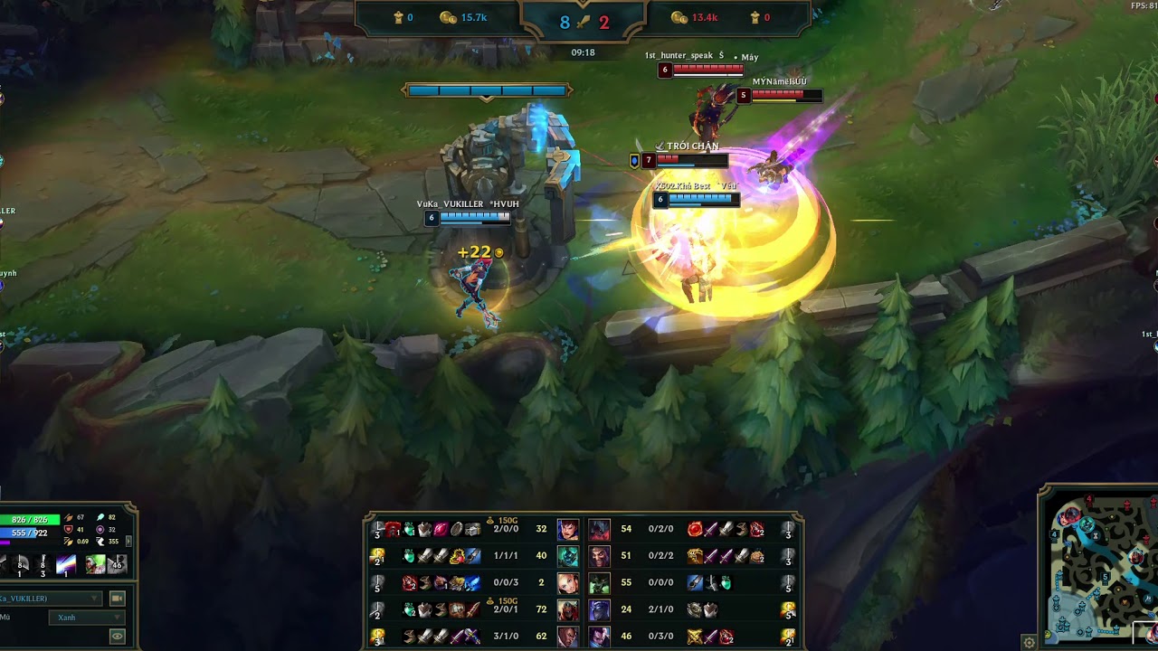 League of Legends | Lux Support - Server VietNam - Patch 9.16 - 5/0/8 KDA | LOL Replay - Normal