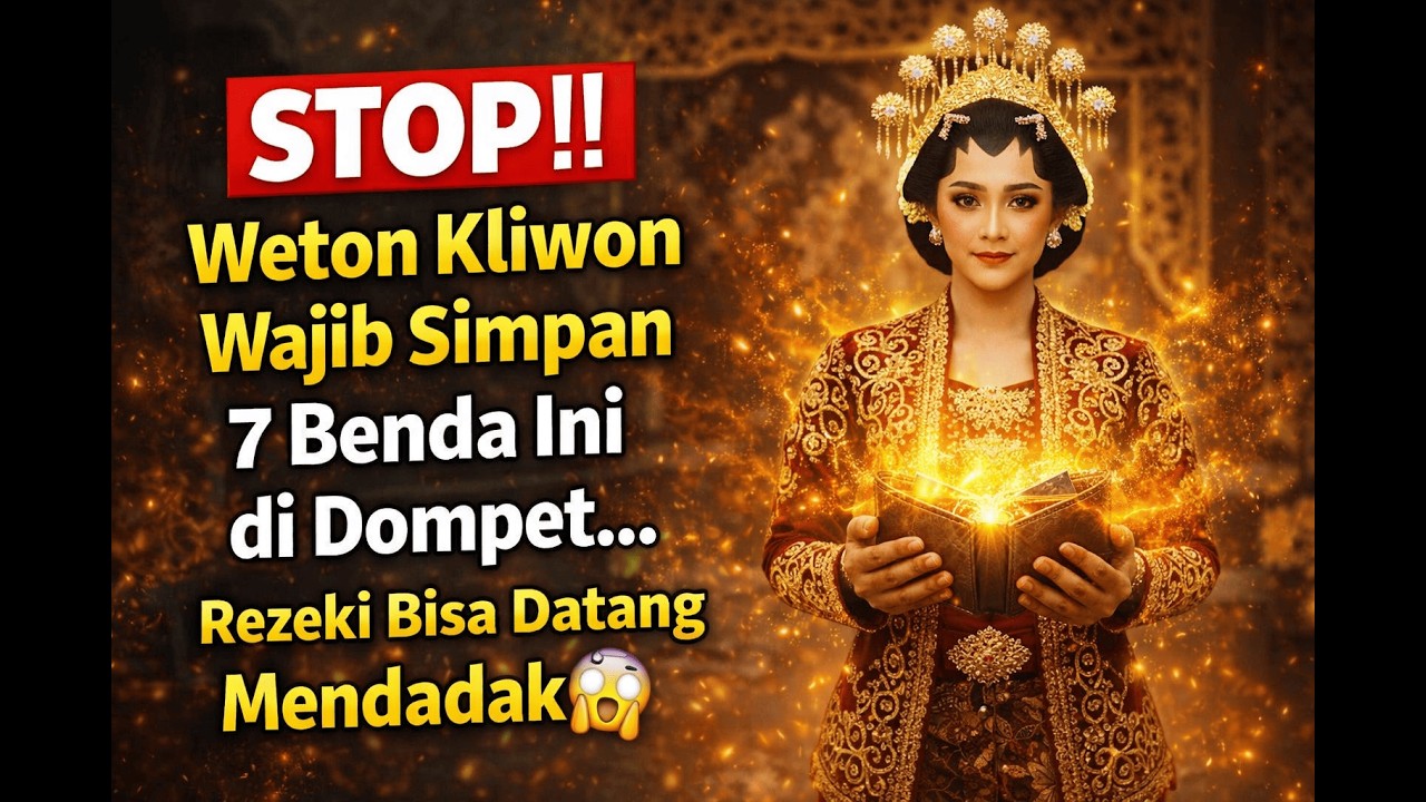 Auto Tajir‼️ Weton Kliwon Simpan 7 Benda Ini di Dompet, Rezeki Datang Sendiri 😳💰