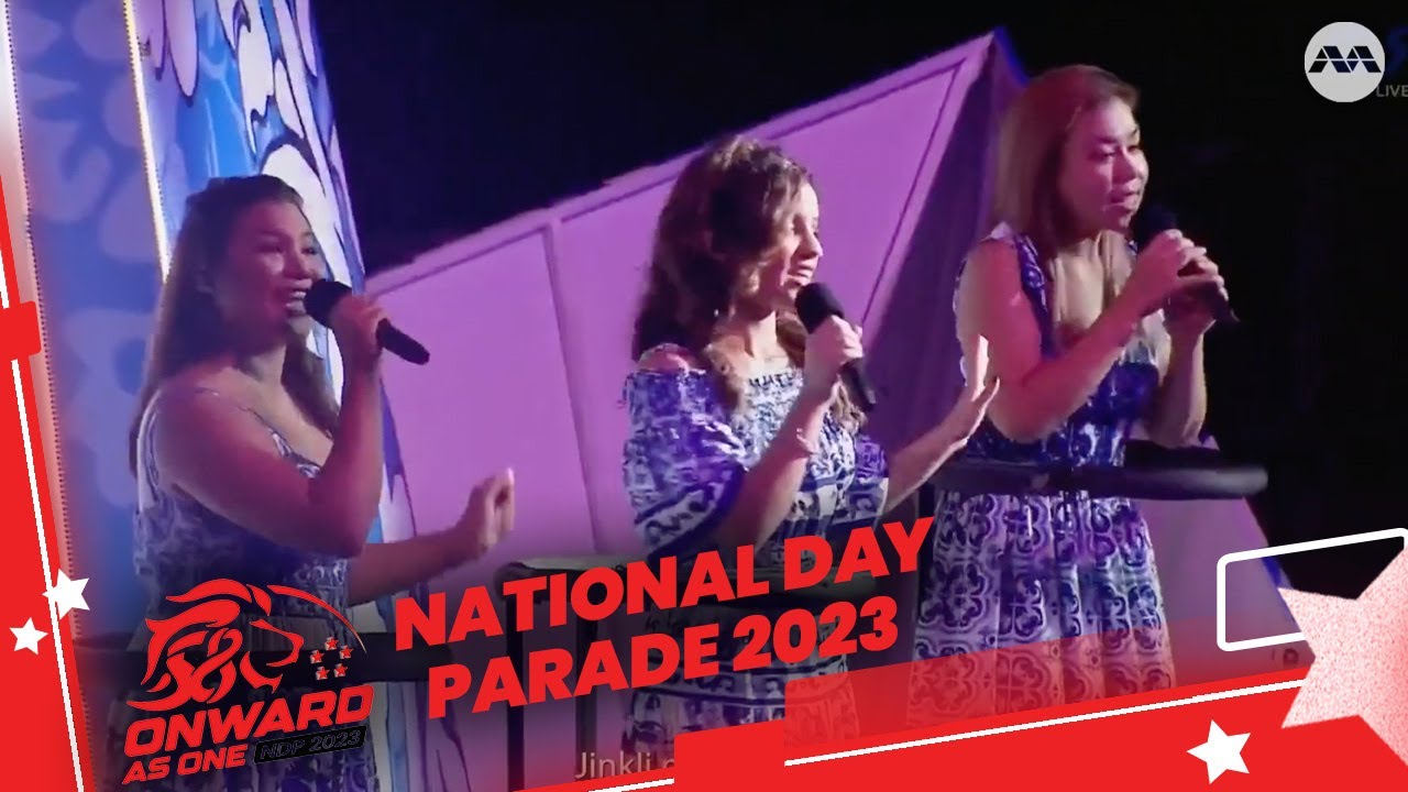 Gail Belmonte, Frances Lee, Keona D'Souza performs Jinkli Nona | National Day 2023 | NDP 2023