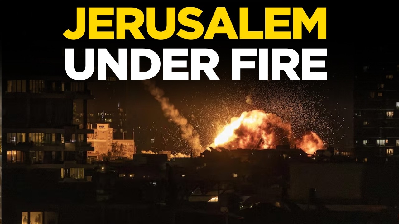 IRAN ATTACKS ISRAEL LIVE | Breaking News: Explosions Rock Jerusalem After Missile Barrage