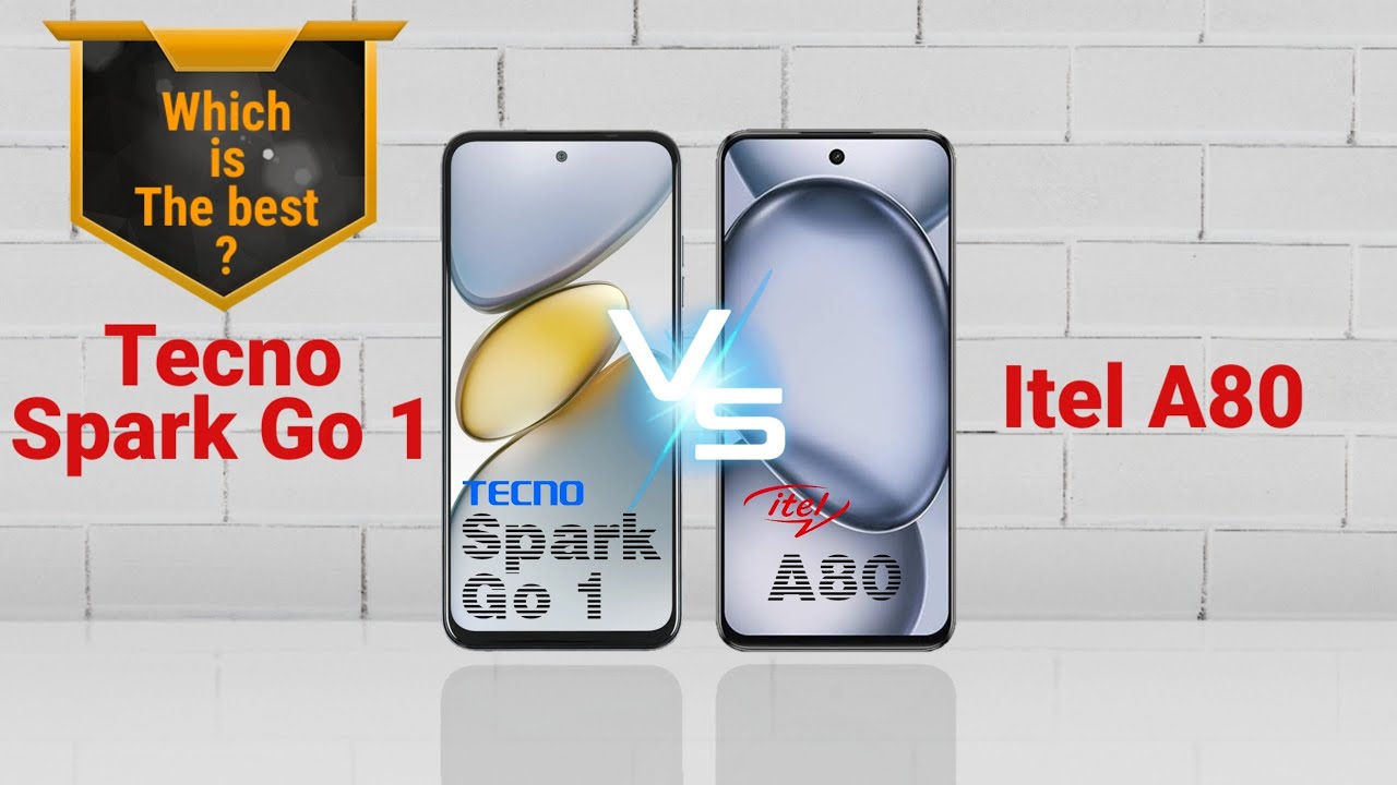 Compare‼️Tecno Spark Go 1 with Itel A80 | which is the best⁉️