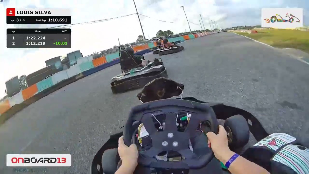 OnBoard13 - Best lap on Orlando Kart Center in Orlando, US