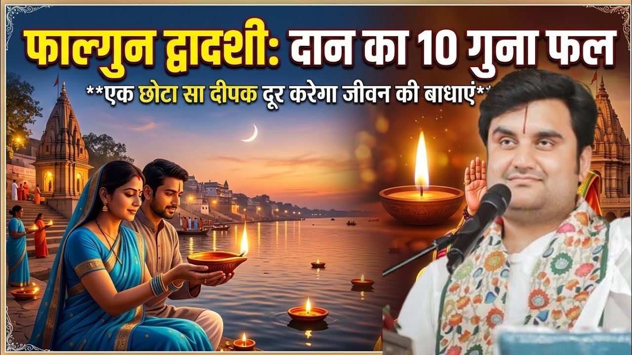 फाल्गुन द्वादशी दान का 10 गुना फल एक छोटा सी दीपक दूर करेगा जीवन की बाधाएं इस कथा को सुनलो